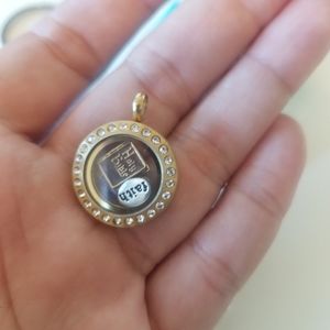 Origami Owl small gold locket
